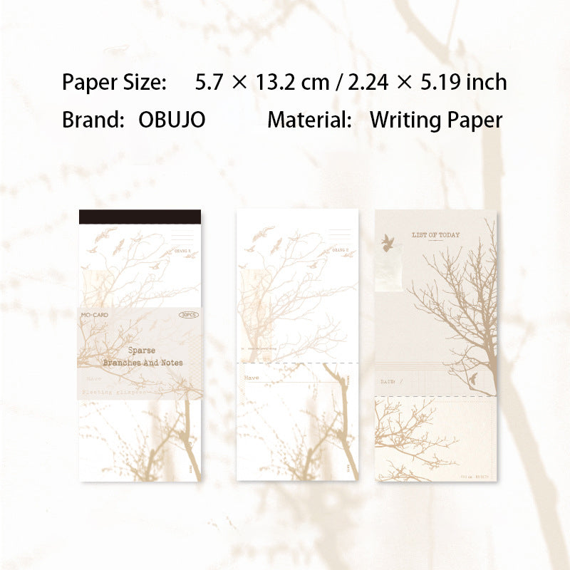 30 Sheets Aesthetic Journal Notepad Paper FGLY