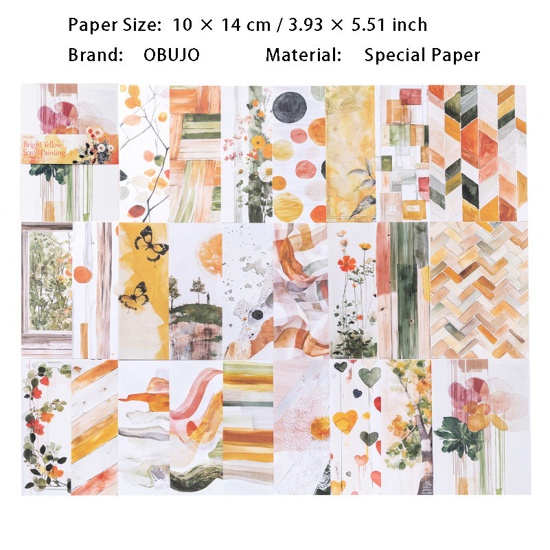 50 Sheets Watercolor Art Journal Paper YRHL