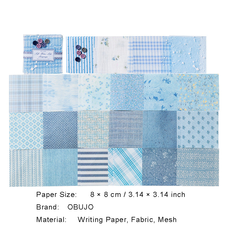 44 Pcs Texture Scrapbook Paper BJLM