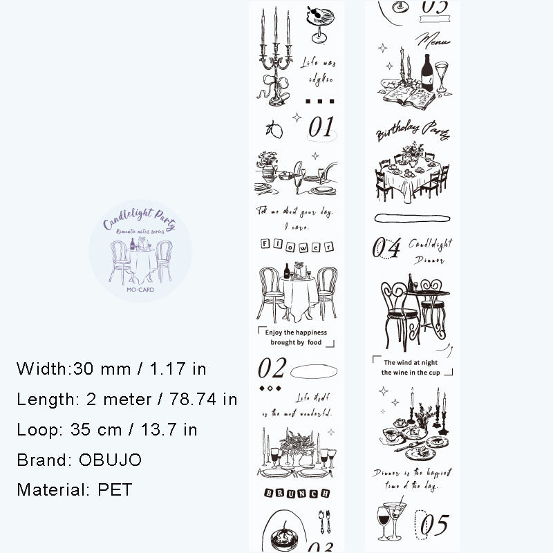 1 Roll Hand Drawing PET Tape LMSJ