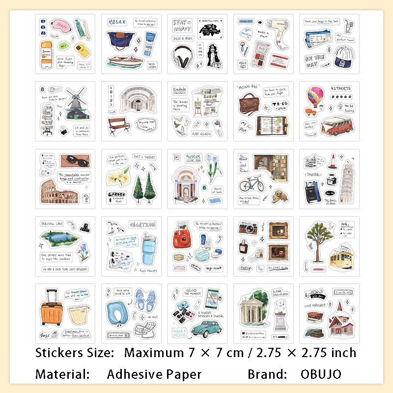 50 Sheets Lifestyle Stickers Book RRSG