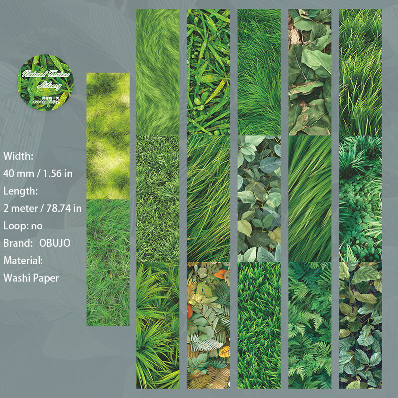 1 Roll Natural Themed Washi Tape ZRJLK