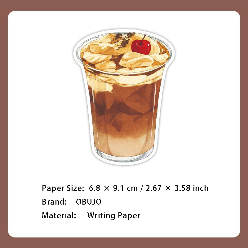 30 Sheets Coffee Theme Sticky Note KFND