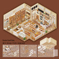 3D Bakery Scene DIY Stickers Kit DPJY
