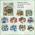 10 Pcs Fantasy House Stickers MZQF