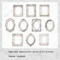10 Pcs Vinage Frame Cardstock Paper CZAY