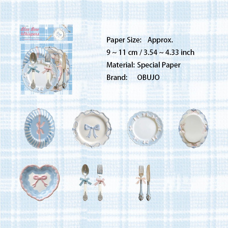 20 Pcs Tableware Themed PET Stickers WTBX