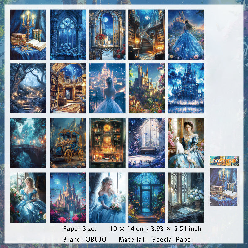 20 Sheets Fantasy Scrapbook Paper QDSG