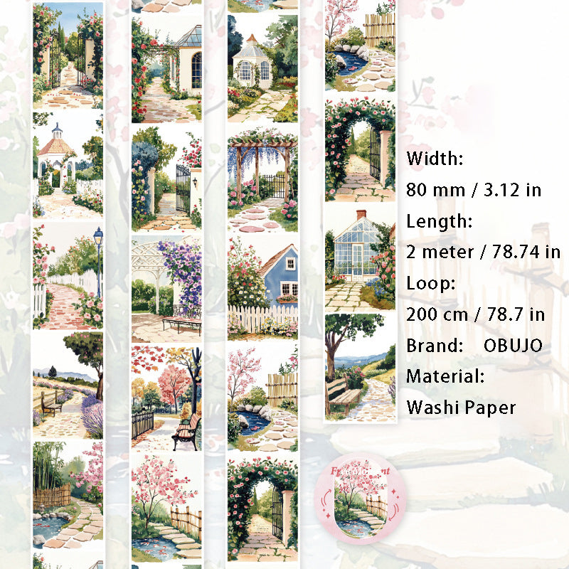 1 Roll City Landscape Washi Tape ZYSJ