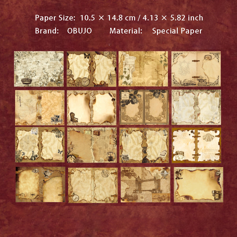 192 Sheets Vintage Junk Journal Paper Book YFSG
