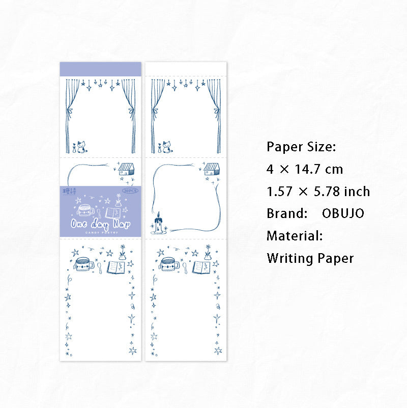 30 Sheets Creative Notepad Paper XTSJ