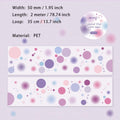 1 Roll Watercolor Dot PET Tape CSXL