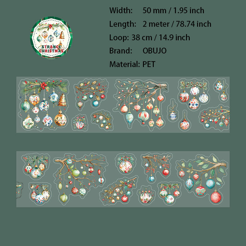 1 Roll Christmas Theme Washi Tape QYSDY