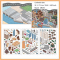 3D City Scene Diy Stickers Kit DJLX
