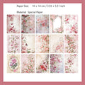 30 Sheets Vintage Floral Scrapbook Paper FRXL