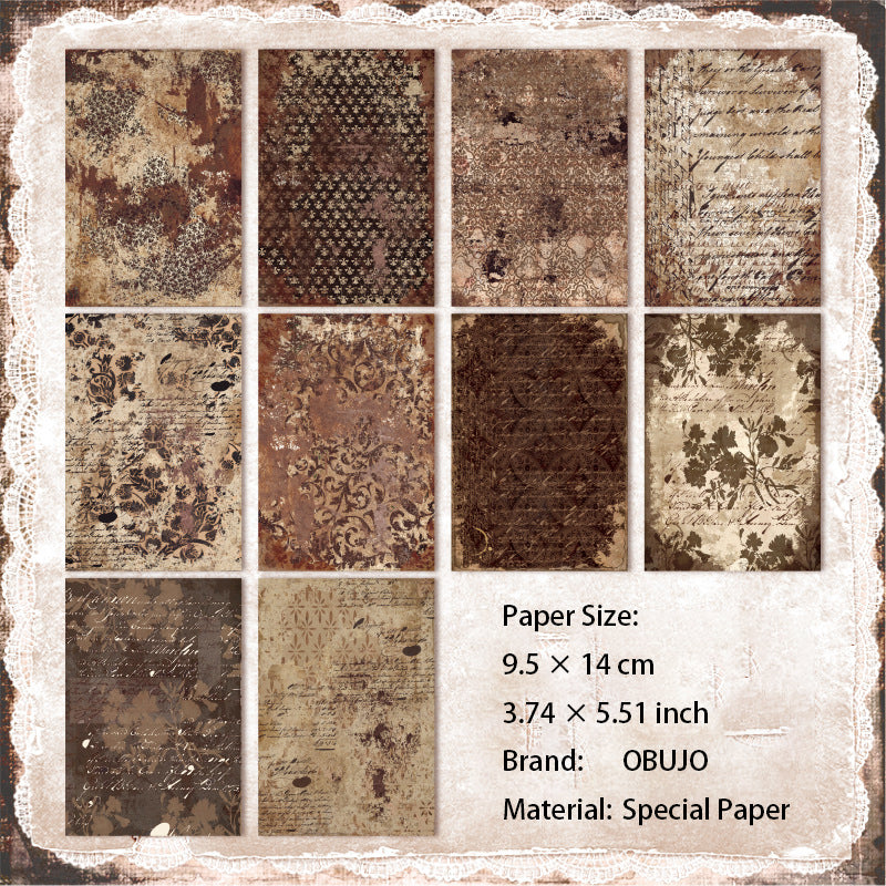 30 Sheets Vintage Junk Journal Paper MJGQ