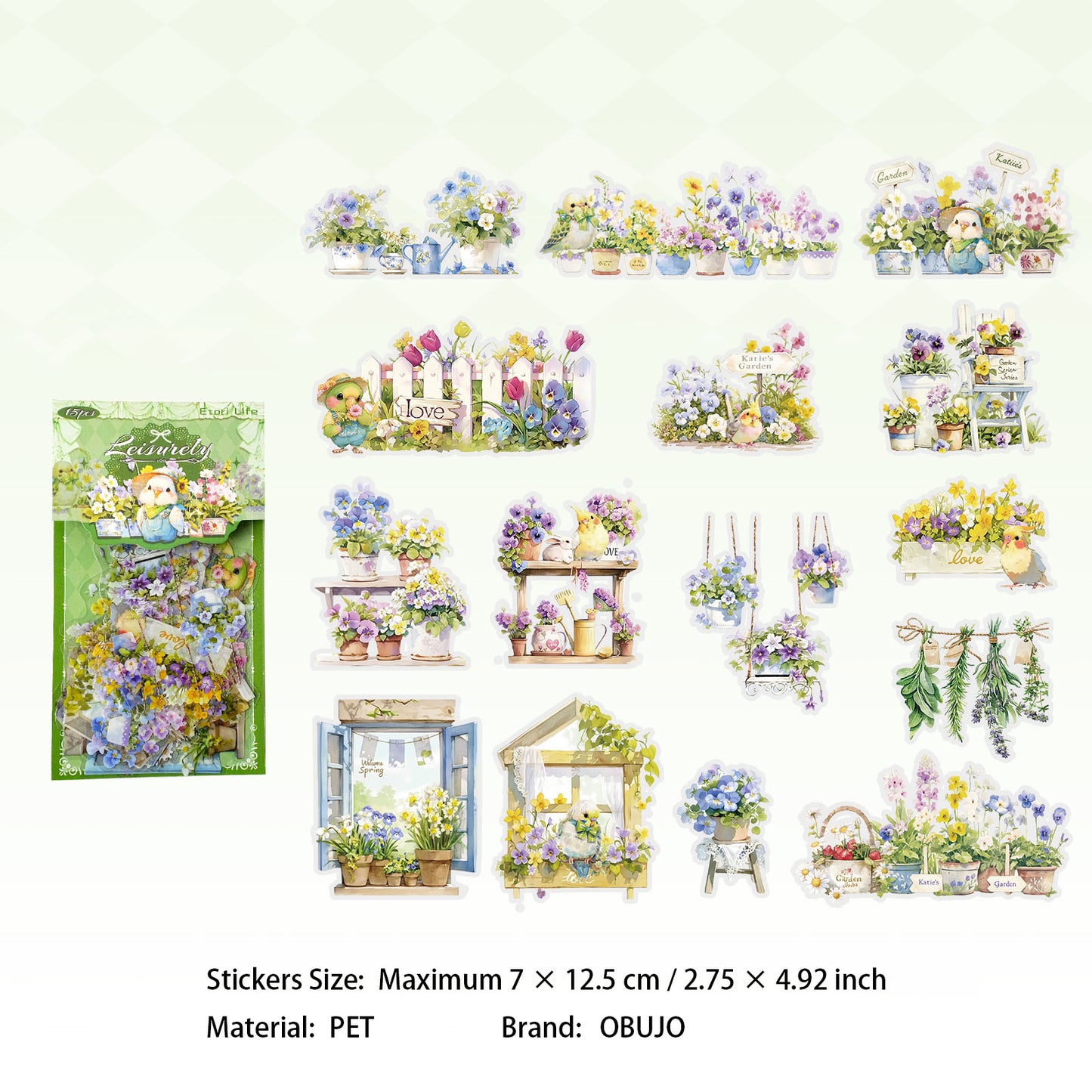 30 Pcs Lifestyle PET Stickers XXCQ