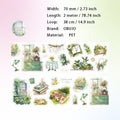 1 Roll Lifestyle PET Stickers Tape JMSH