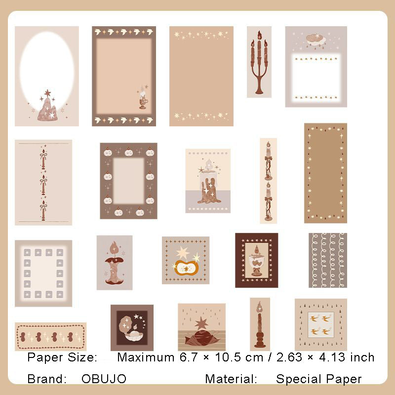 40 Pcs Vintage Scrapbook Paper MJCZ