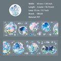 1 Roll Bubble World PET Stickers Tape PPLSJ