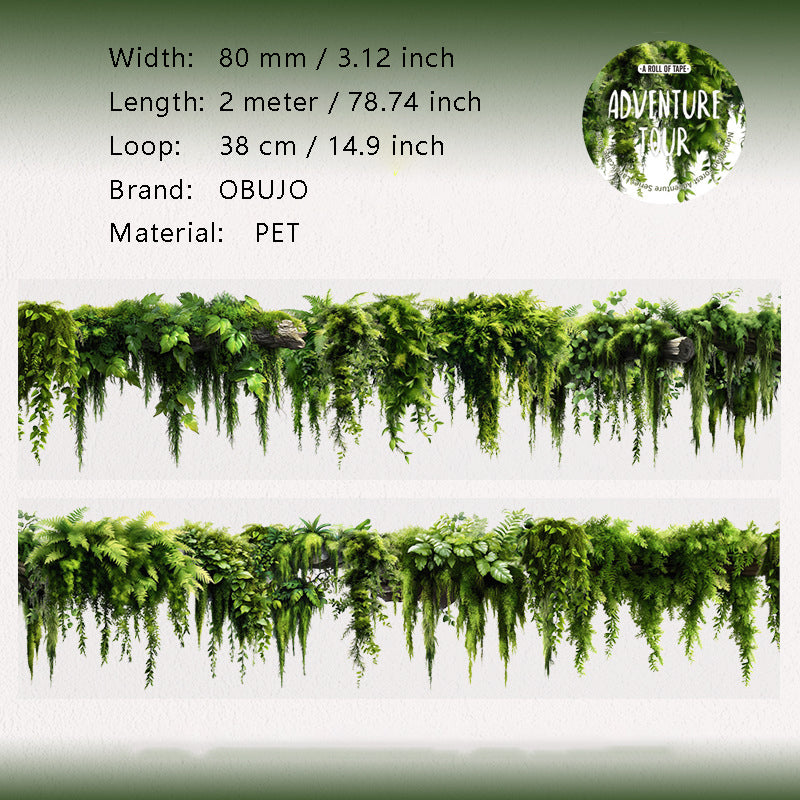 1 Roll Green Forest PET Tape NWSL