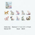 10 Pcs Floral World PET Stickers HHSJ