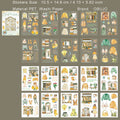 20 Sheets Fashion Cloth PET Stickers BBYC