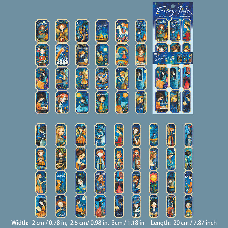 15 Sheets Vintage Fairy Stickers THGSJ