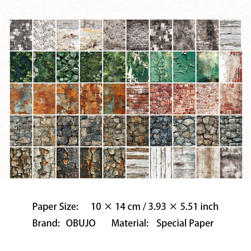 50 Sheets Vintage Junk Journal Paper FDZS