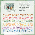 6 Rolls Oil Paint PET Stickers Tapes Kit YSLT