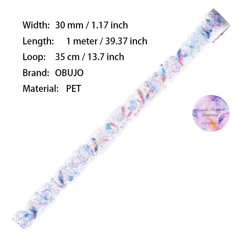 1 Roll Shell Light Bubble PET Tape FGMJ