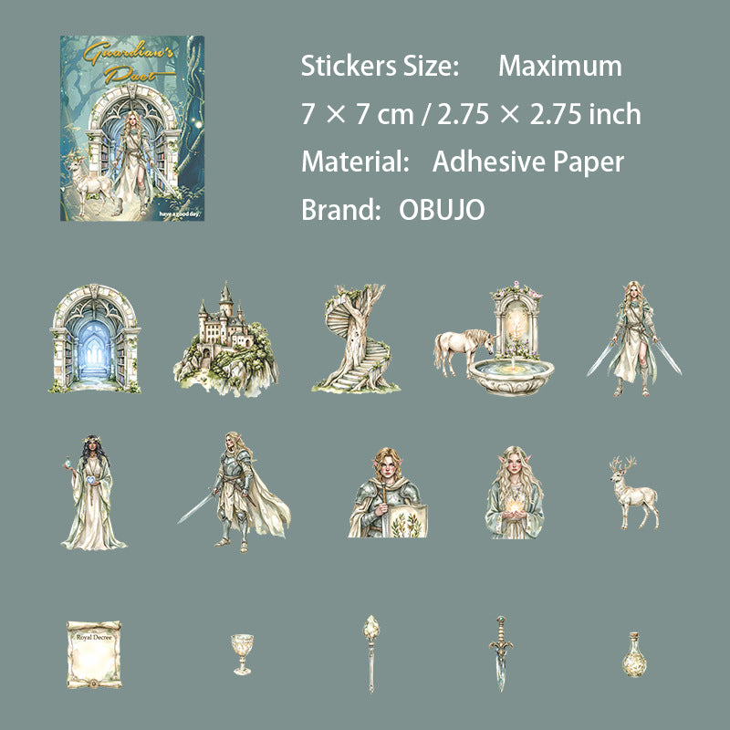 15 Pcs Magic Themed Journal Stickers SHZZY