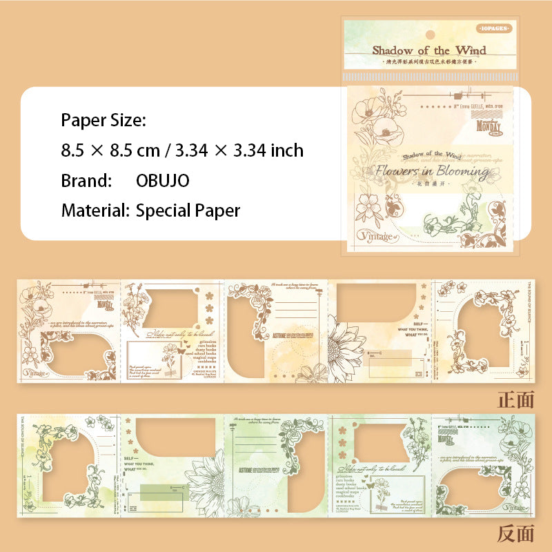 10 Pcs Hollow Cutout Journal Paper SCLK