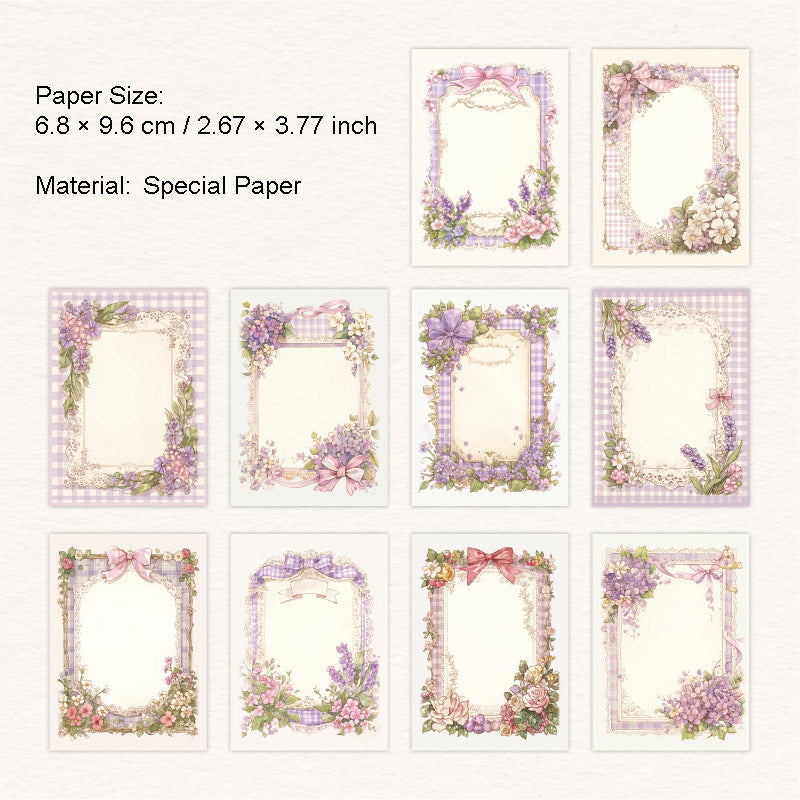 50 Sheets Floral Scrapbook Paper JLCR