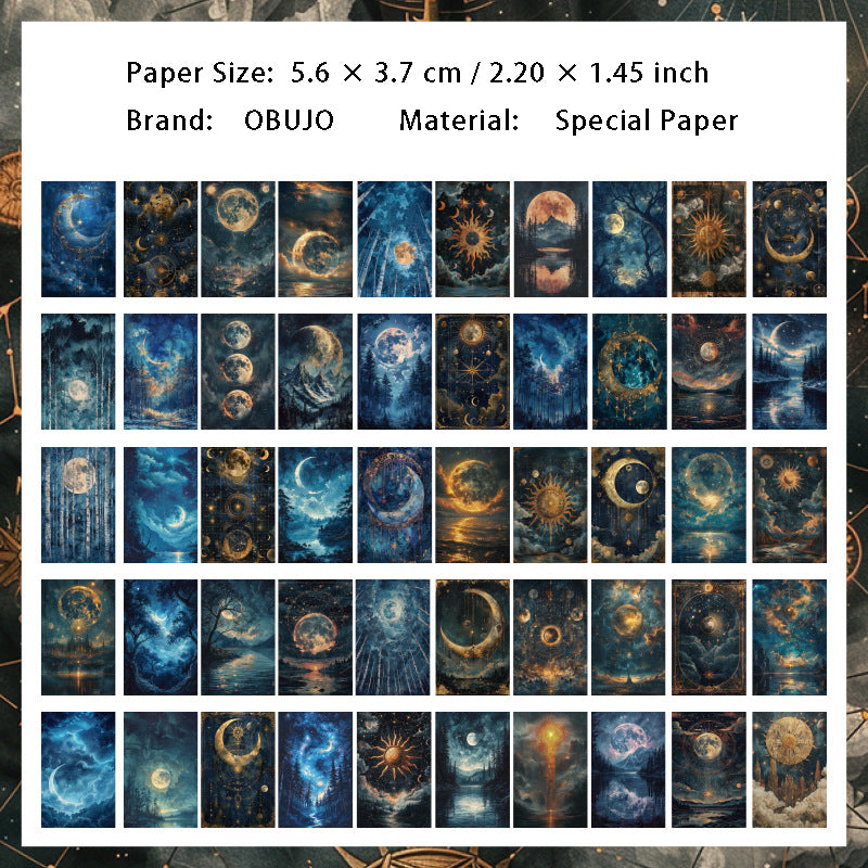 50 Sheets Fantasy Scrapbook Paper XSMH