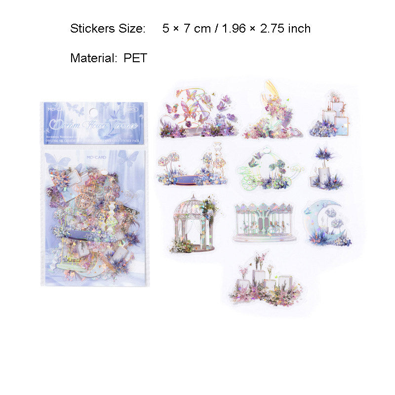 20 Pcs Wedding Decoration Theme PET Stickers WJXJ