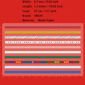 10 Rolls Star Grid Stripe Washi Tape Set ZHSJ