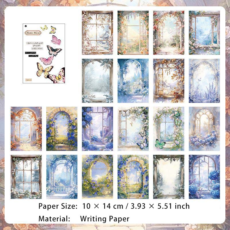 20 Pcs Fantasy Scrapbook Paper GLMJ