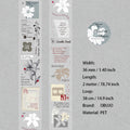 1 Roll Vintage Journal PET Tape SYZJ