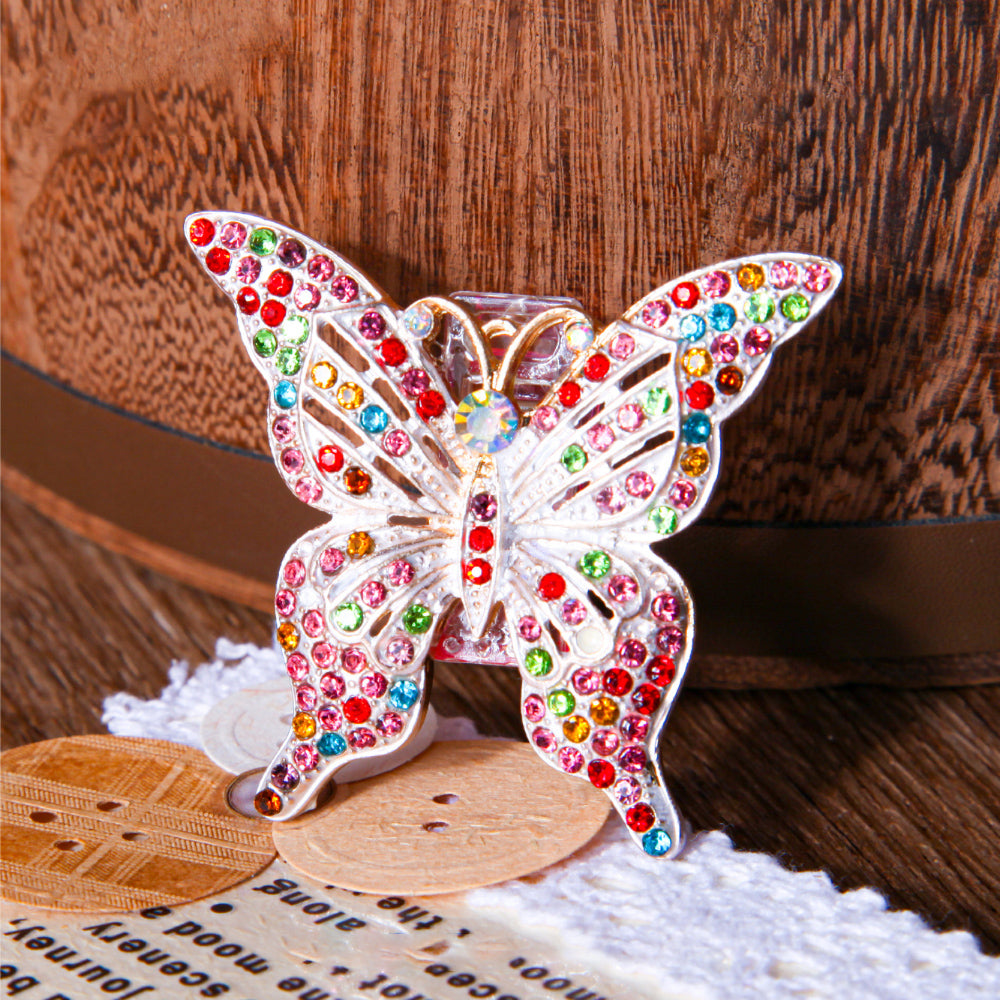 1 Pc Butterfly Notebook Metal Clip DWXL