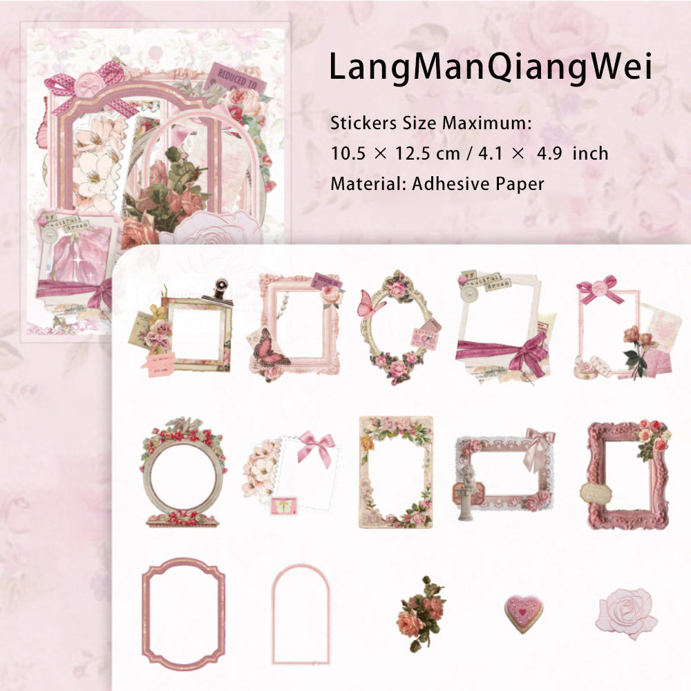 15 Pcs Creative Scrapbook Stickers YGYWQ