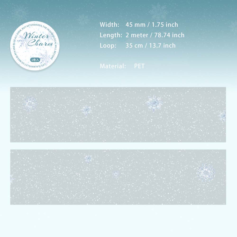 1 Roll Winter Landscape PET Tape DYAR