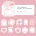 10 Sheets Cutout Scrapbook Paper FGXQ