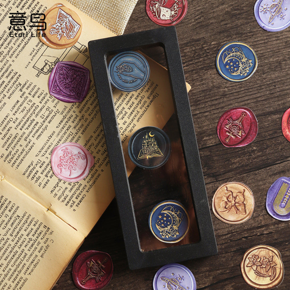 46 Pcs Wax Seal Stickers HQYZ