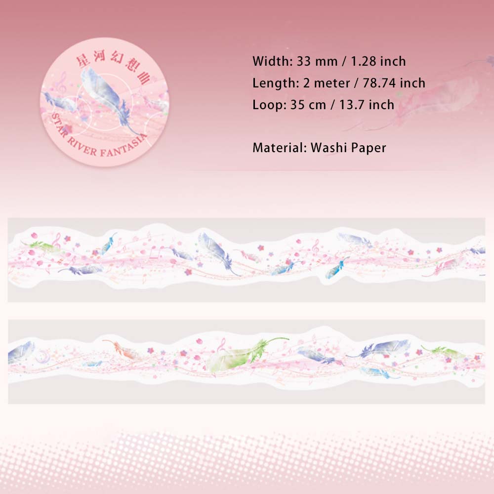 1 Roll Fantasy Washi Tape XHHHQ