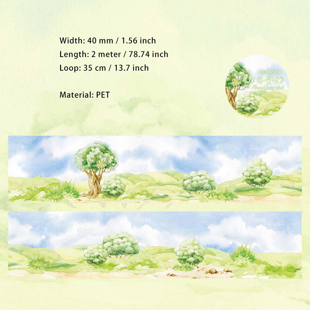 1 Roll Nature Landscape PET Tape TYTH