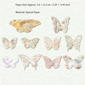 20 Pcs 3D Butterfly Scrapbook Paper DYXL