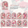 40 Sheets Door and Flower Scrapbook Paper ZRHJ