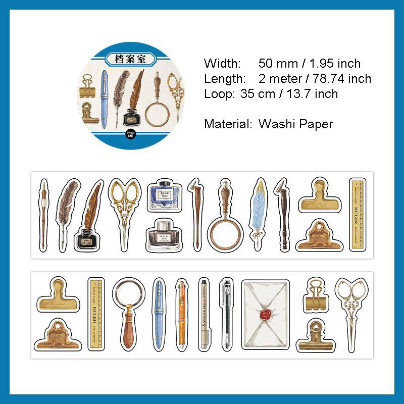 1 Roll Wax Seal Stationery Planner Sticker Tape JYGD