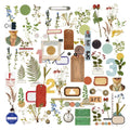 78PCS vintage botanist vellum scrapbook stickers